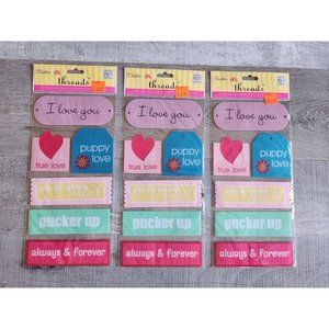 Soft Spoken CHESTER LOVE Valentine  Scrapbook Dimensional Sticker MAMBI LOT #40